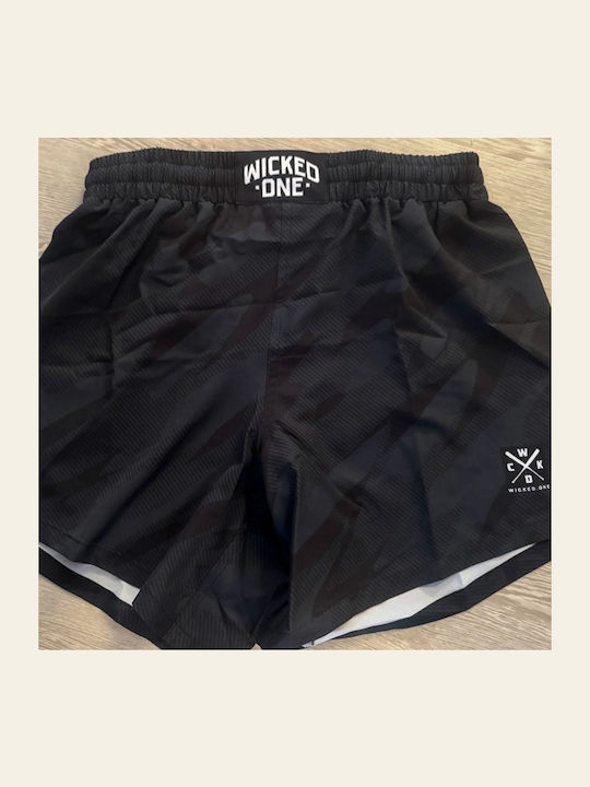 Wicked1 WK-FMS-ELU-BK Σορτσάκι MMA Μαύρο