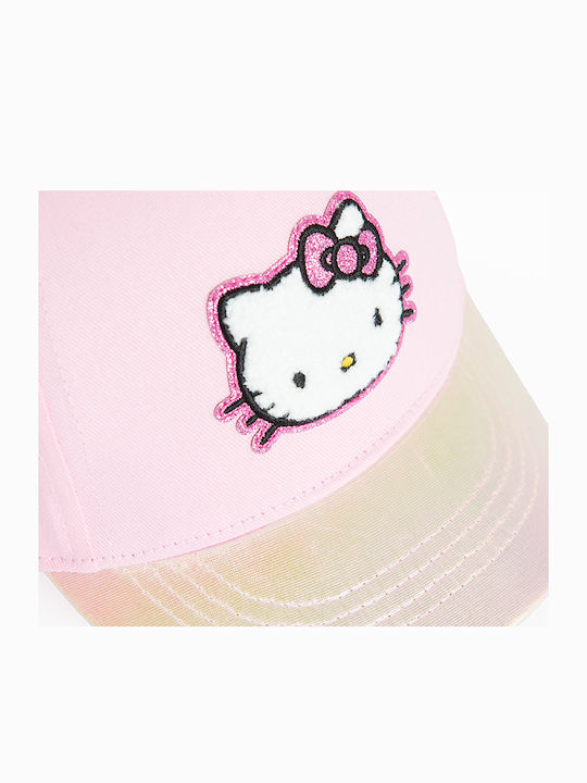 Cool Club Kids' Hat Jockey Fabric Hello Kitty Pink