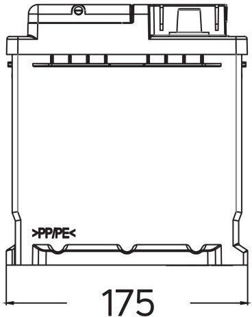 Mercury Μπαταρία UPS με Χωρητικότητα 60Ah και Τάση 12V MRD1260 1τμχ