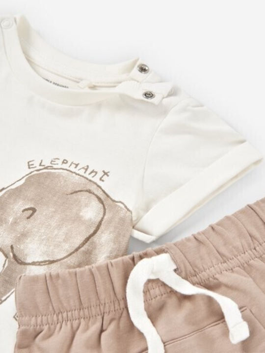Kinder-Set mit Shorts Sommer 2Stück White