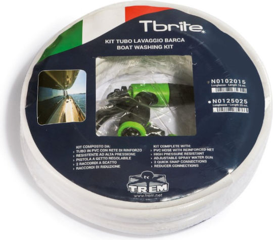 Boat Flexible Hose Set 15m & Water Gun Adapters
