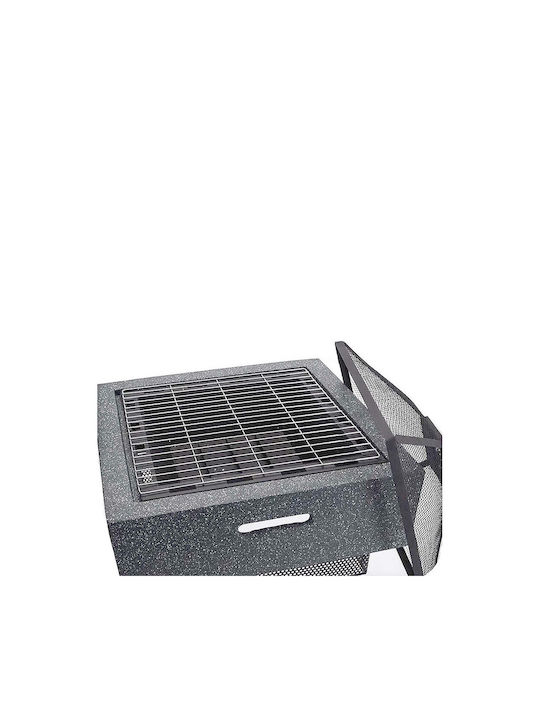 Firepit Black 52.5x52.5x29.5cm