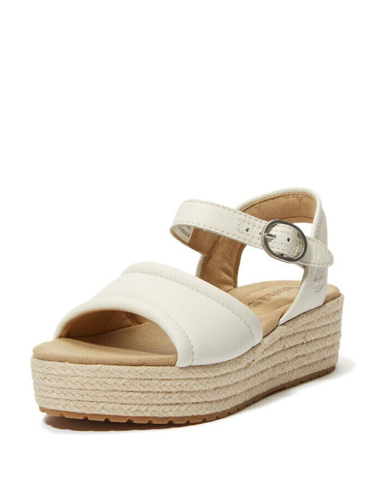 Santorini Sun Damenplattformen Beige