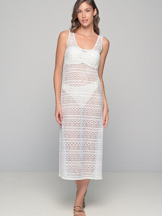 Milena by Paris White Beach Dress Milena by Paris White Beach Dress