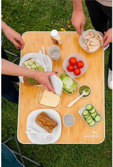 Easy Camp Picnic Blanket Set 25x34cm In White Colour