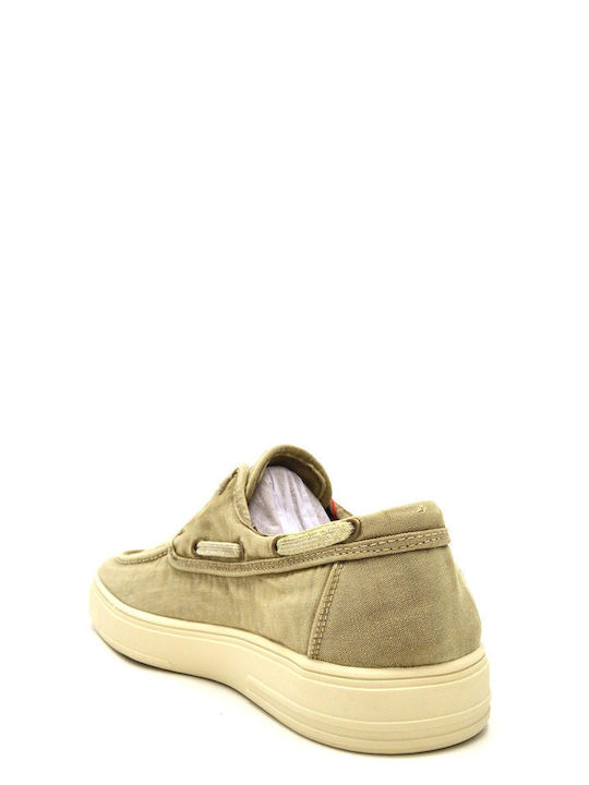 Zeb Boat C Ανδρικά Boat Shoes σε Πράσινο Χρώμα