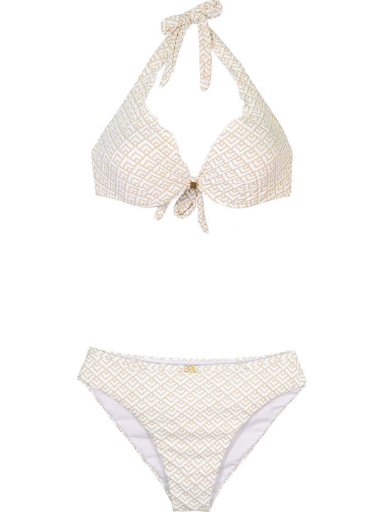 Bikini Τριγωνάκι D Cup Λευκό