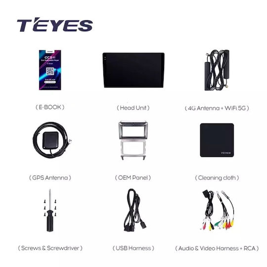 Teyes Cc3 2k Auto-Navigation Hyundai Ix55 2006-2015 6+128GB 9,5" QLED Octa-Core 2GHz Android 4G Bluetooth 5.1 DSP