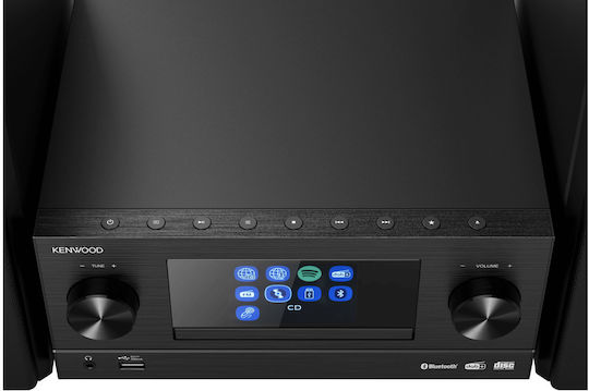 Kenwood Ηχοσύστημα 2.0 Smart Micro 100W με CD / Network Player Player και Bluetooth