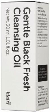 Dear, Klairs Gentle Black Λάδι Καθαρισμού Προσώπου 30ml