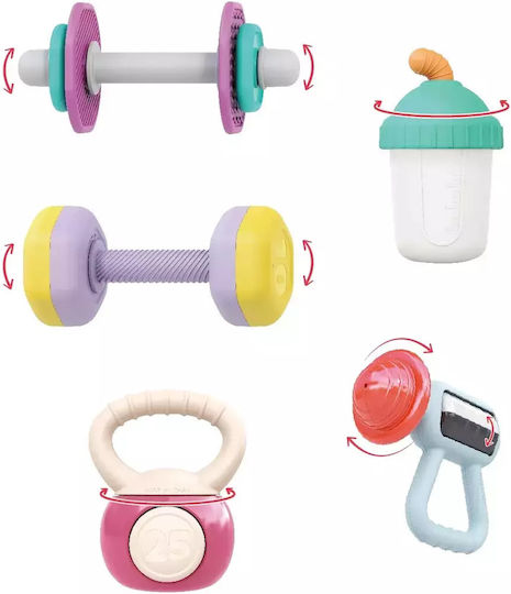Hola Toys Teething Rattle from Plastic for 3 Months+