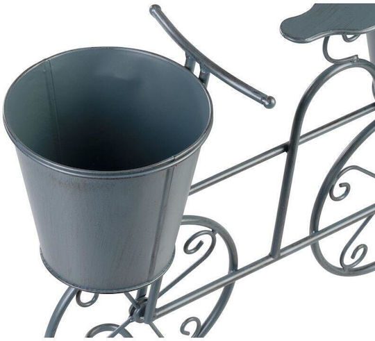 Suport Metalic pentru Ghivece de Flori Magichome Model Bicicletă 2 Suporturi 50x15x37 Cm