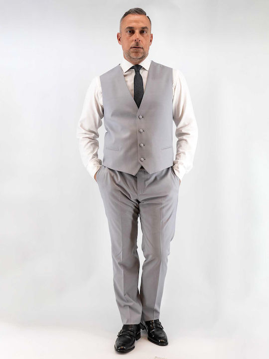 Мъжко жиле Silver Grey