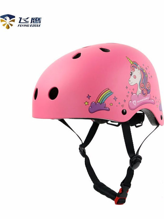 Flying Eagle Cască pentru biciclete / trotinete pentru copii pentru biciclete și trotinete Roz