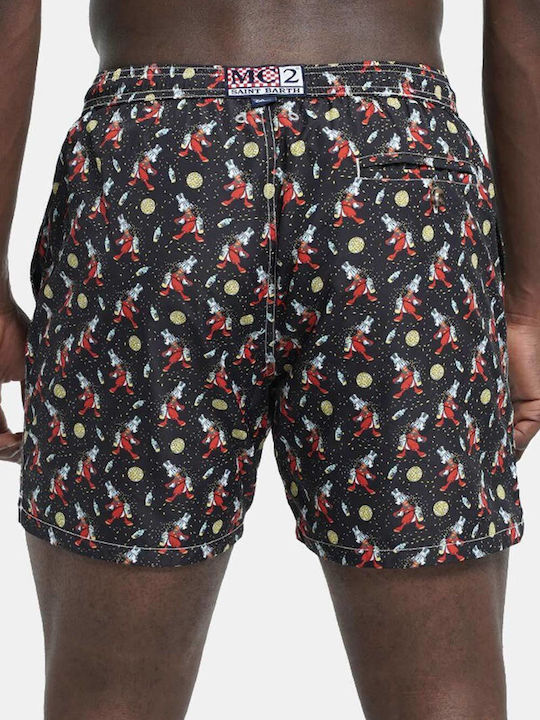 Lightning Scrooge Party Men's Swimwear Shorts Black