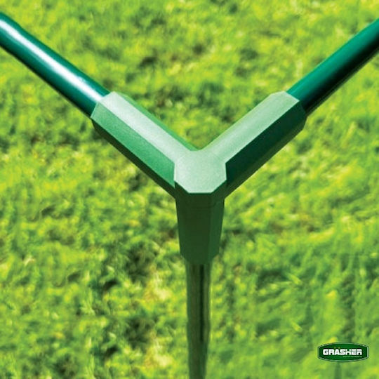 Grasher 3-Way Corner Connectors Φ.16mm Plant Supports 6 Pieces 104037