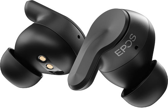 Epos Adapt E1 In-ear Bluetooth Handsfree Earphones with Sweat Resistance and Charging Case Scandinavian Black
