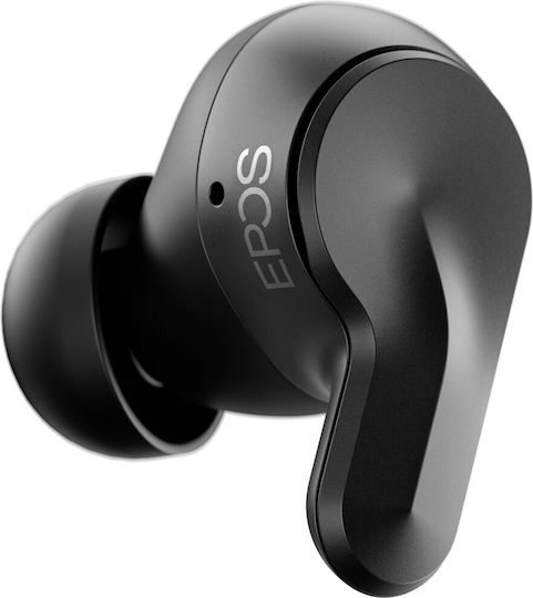 Epos Adapt E1 In-ear Bluetooth Handsfree Earphones with Sweat Resistance and Charging Case Scandinavian Black