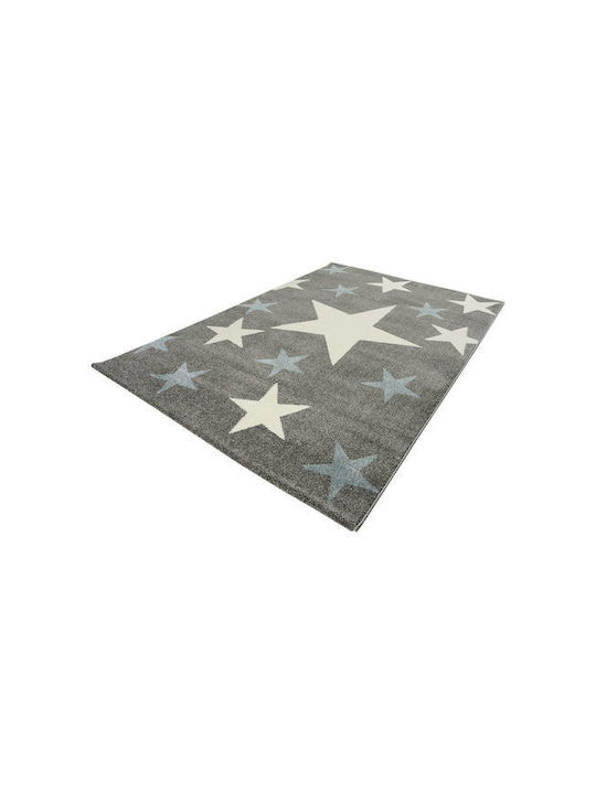 Star Παιδικό Χαλί Γκρι 200x290cm