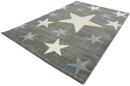 Star Kinder Teppich Gray 160x230cm