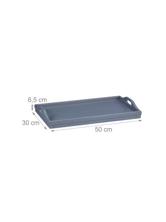 Relaxdays Bamboo Δίσκος Σερβιρίσματος 23x60.5x30cm