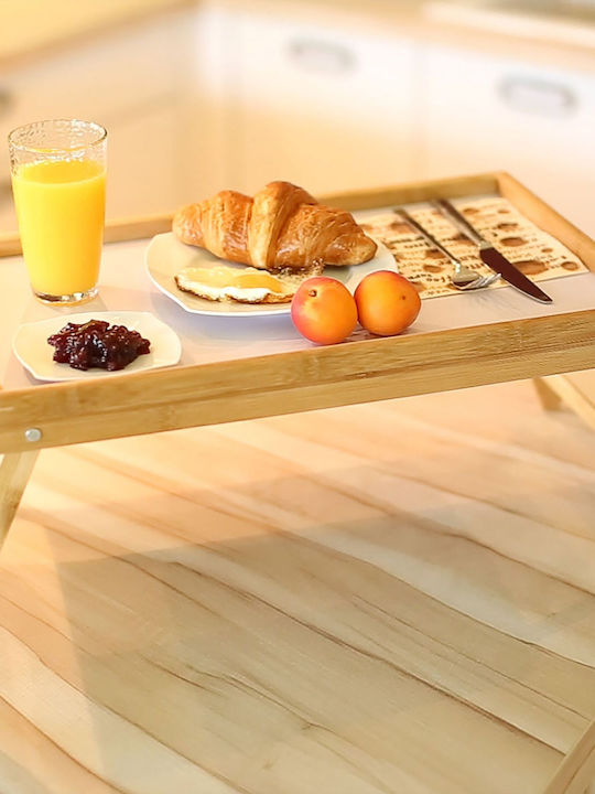 Relaxdays Bamboo Δίσκος Σερβιρίσματος 50x31cm