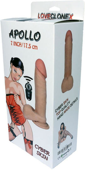 Realistisch Vibrator mit Fernbedienung Fleisch
