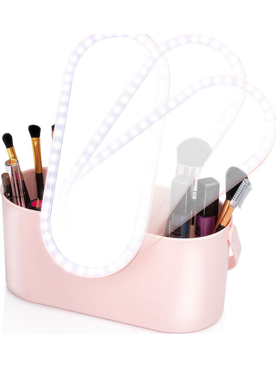 Reise-Beautycase mit LED-Spiegel