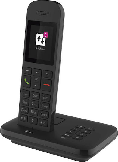 Telekom Sinus A12 Безжичен Телефон Черен