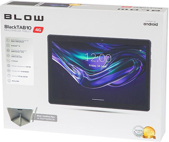 Blow BlackTAB10 4G 10.1" Tablet (4GB/128GB) Μαύρο