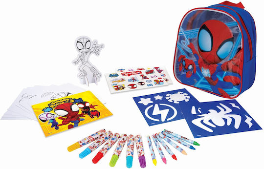 Spidey und seine Super-Freunde Zeichenset im Rucksack