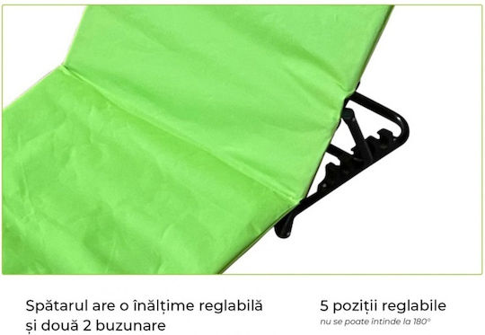 Strandmatte Hr/chaslon-141*45*51cm Hellgrün