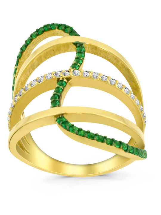 Antwnakakis Ring made of Gold 14K