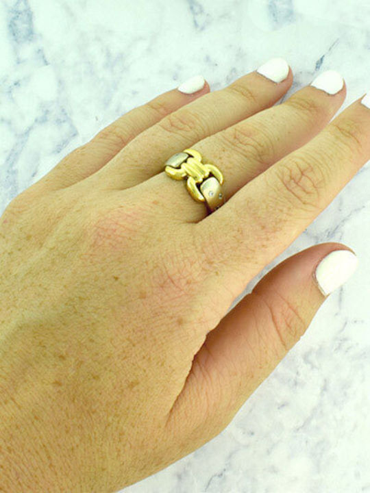 Antwnakakis Дамски Пръстен от Бяло злато 14K
