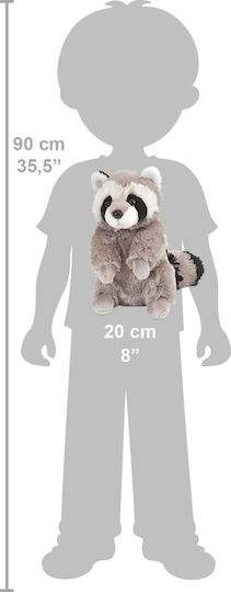 Wild Republic Plüsch- und Kuscheltier Waschbär für 3+ Jahre 20 cm