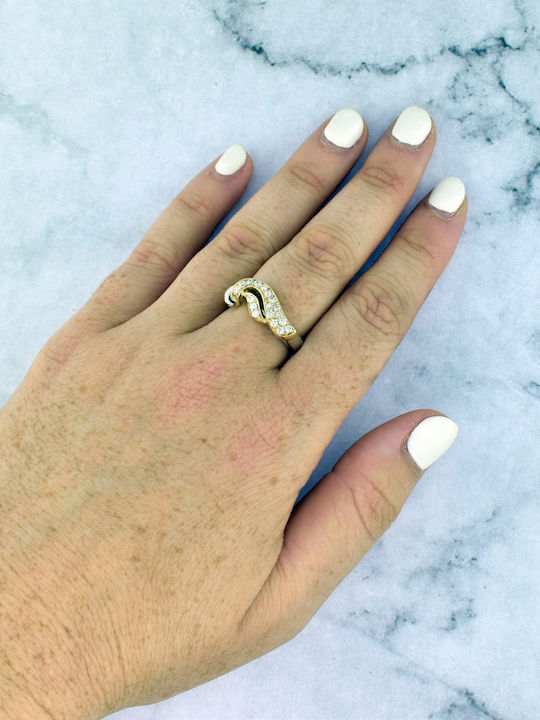 Antwnakakis Дамски Пръстен от Бяло злато 14K