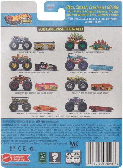 Hot Wheels Cars Set Night Shifter 2 Pack Vehicles 1:64 Monster Truck For 3+ Years Old