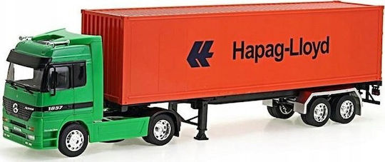Welly Truck mit Anhänger 1:32 Mercedes Benz Actros K Line
