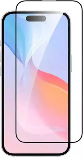 5D 0.3mm Ceramic Full Glue Full Face Tempered Glass Black (iPhone 16)