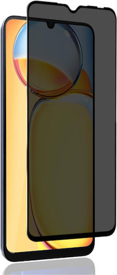Privatsphäre Gehärtetes Glas Schwarz (Poco C65)