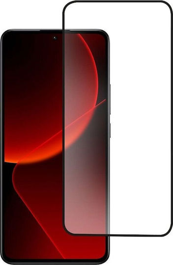 5D Vollkleber Vollflächig gehärtetes Glas Schwarz (Xiaomi 13T Pro)