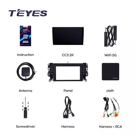 Teyes Sistem Audio Auto pentru Land Rover Descoperire Sport 2014-2023 (Bluetooth/USB/WiFi/GPS/Apple-Carplay/Android-Auto) cu Ecran Tactil 9"