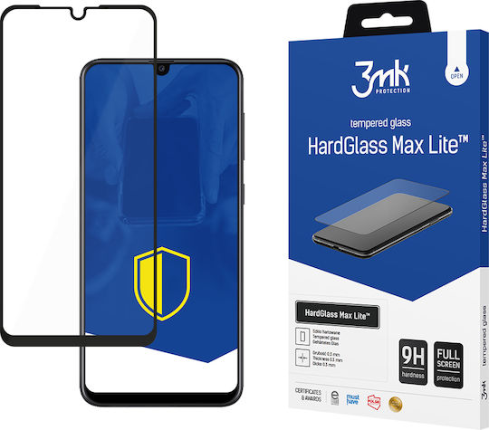 3MK HG Max Lite Full Face Tempered Glass (Galaxy A10)