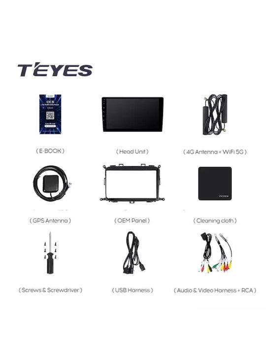 Teyes Sistem Audio Auto pentru Kia Magazin online Carens 2013-2019 (Bluetooth/USB/WiFi/GPS/Apple-Carplay/Android-Auto) cu Ecran Tactil 9"
