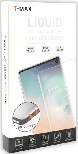 T-Max 3D UV течност Пълно лепило Закалено стъкло за цялото лице (Mi 10 / Mi 10 Pro - Ми 10 / Ми 10 Про) 05-00168