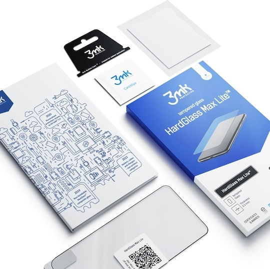 3MK HardGlass Max Lite Закалено стъкло за цялото лице Черен (Galaxy M23)