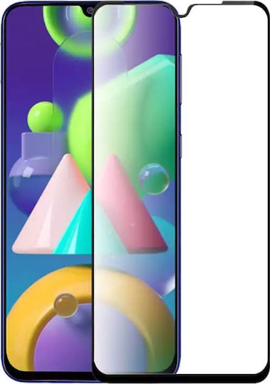 Full Face Tempered Glass Black (Galaxy M21)