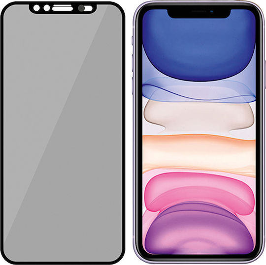 Privacy Black Full Face Tempered Glass (iPhone 11)