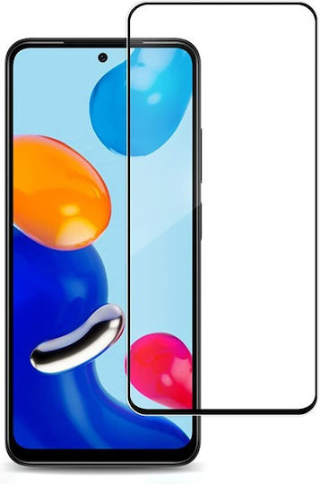 Full Glue Full Face Tempered Glass Μαύρο (Redmi Note 11/11S)