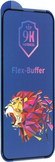 Bestsuit Flex-Buffer Hybrid 5D Antibacterial Full Face Tempered Glass (iPhone 13 mini)